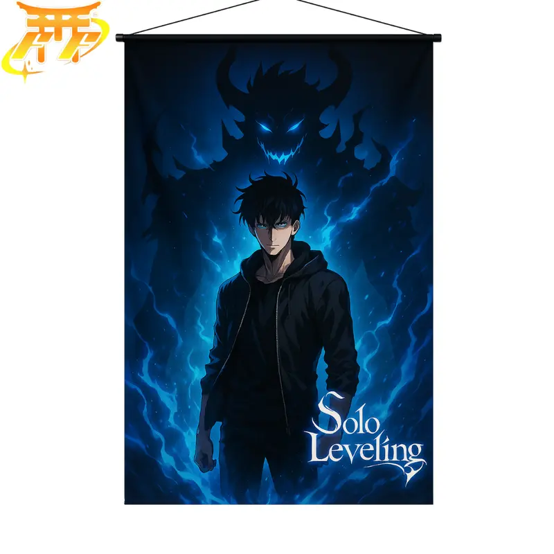 Sung Jinwoo „Schatten des Monarchen“ Flagge - Solo Leveling