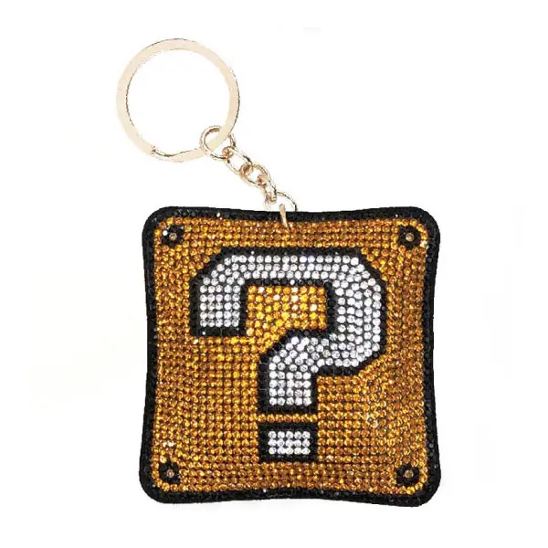 Super Mario Glitter Anhänger - Question Mark Box