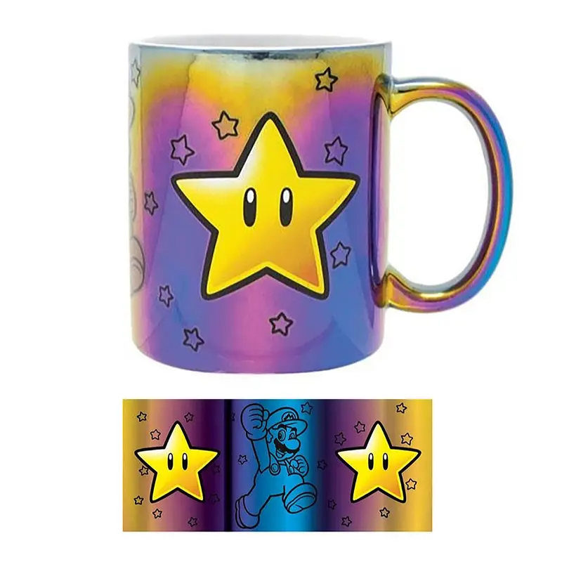 Super Mario Metall Star Tasse - Pyramid