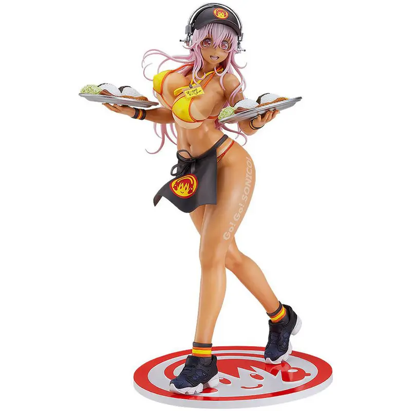 Super Sonico PVC Statue 1/6 Super Sonico Bikini Waitress Ver.