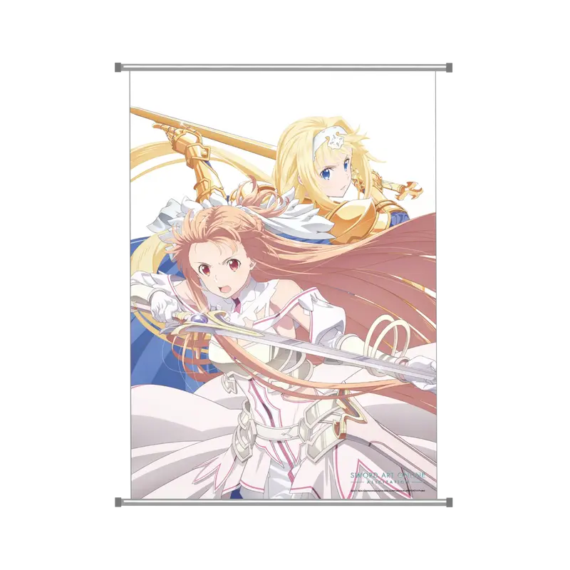 Sword Art Online - Alicization - War of Underworld - Wandbanner - Asuna & Alice