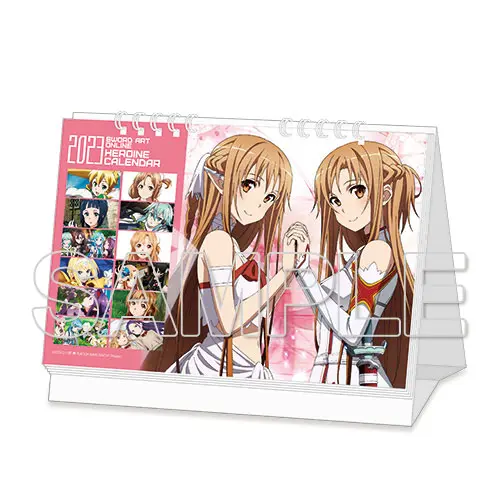 Sword Art Online Heroine Tischkalender 2023