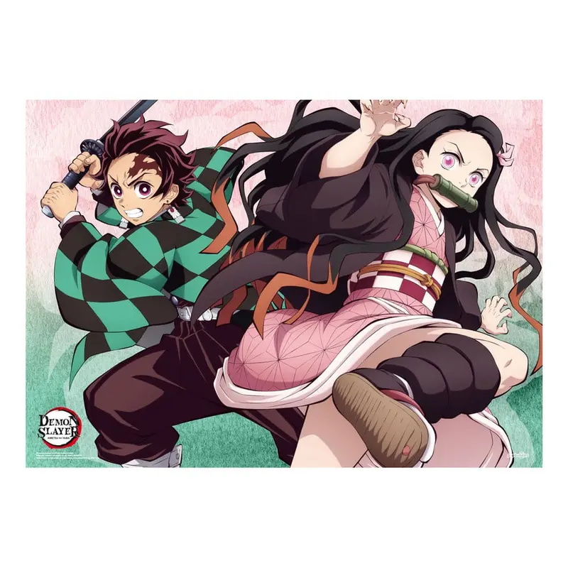 Tanjiro und Nezuko Stoffposter 84 x 118 cm Demon Slayer