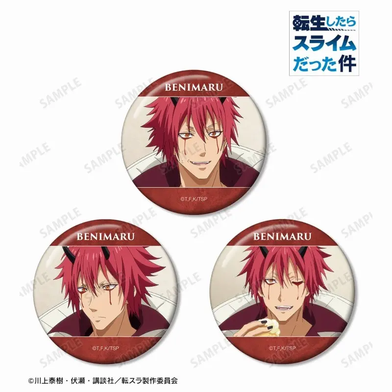 That Time I Got Reincarnated As A Slime Benimaru Button-Set - Scenes Ver.