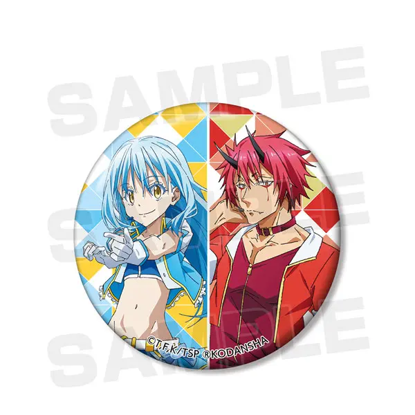 That Time I Got Reincarnated As A Slime Idol Button Rimuru Tempest & Benimaru