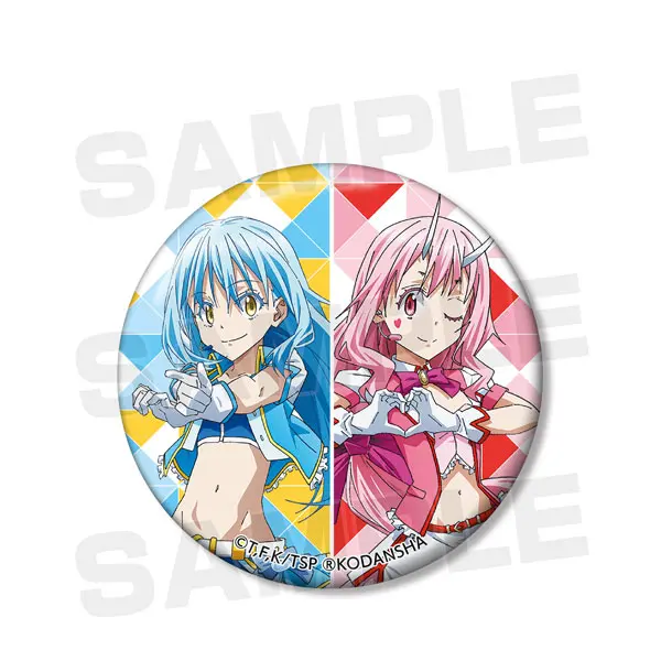 That Time I Got Reincarnated As A Slime Idol Button Rimuru Tempest & Shuna
