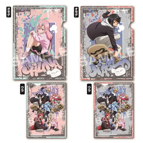 That Time I Got Reincarnated as a Slime Skate Clearfile-Set Shuna & Diablo