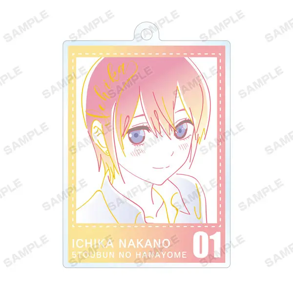 The Quintessential Quintuplets Lette-Graph Anhänger Ichika Nakano Ver. B