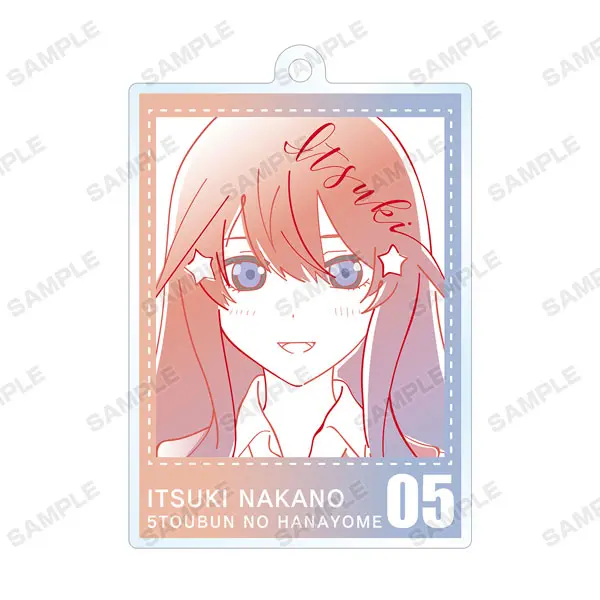 The Quintessential Quintuplets Lette-Graph Anhänger Itsuki Nakano Ver. B