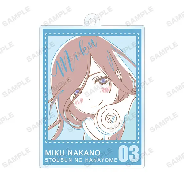 The Quintessential Quintuplets Lette-Graph Anhänger Miku Nakano Ver. A