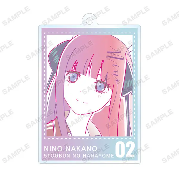The Quintessential Quintuplets Lette-Graph Anhänger Nino Nakano Ver. B