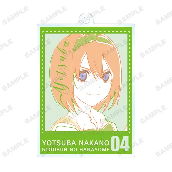 The Quintessential Quintuplets Lette-Graph Anhänger Yotsuba Nakano Ver. A