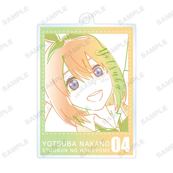 The Quintessential Quintuplets Lette-Graph Anhänger Yotsuba Nakano Ver. B