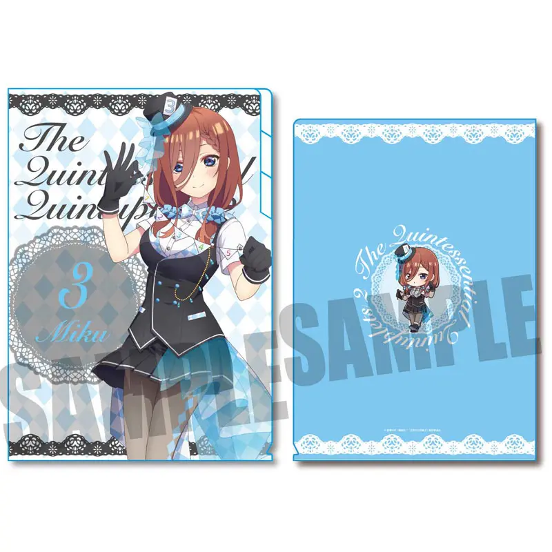 The Quintessential Quintuplets Season 2 3-Pocket Clearfile Magician Ver. Miku Nakano