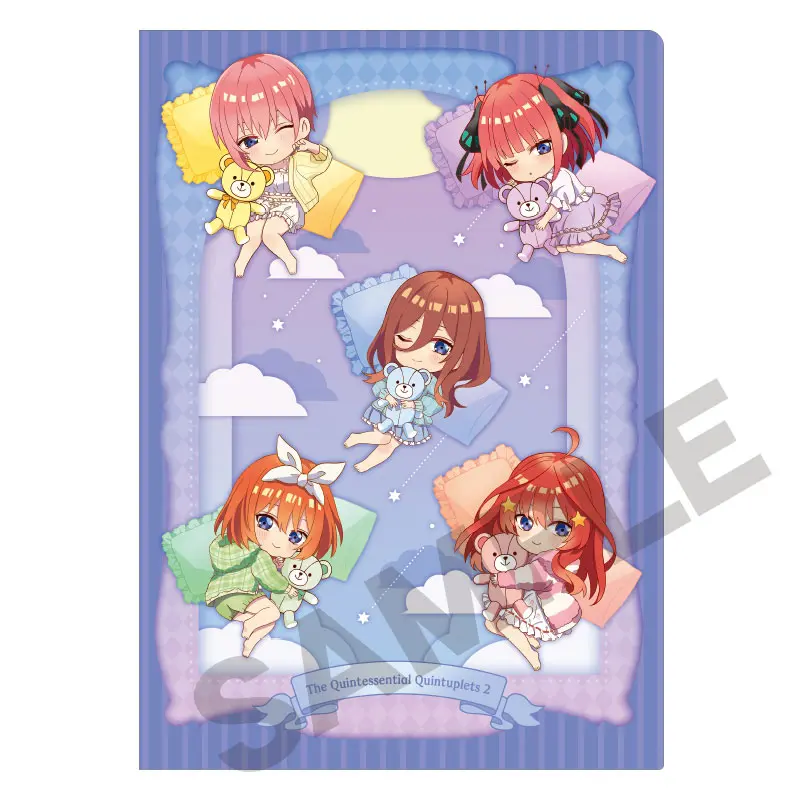 The Quintessential Quintuplets Season 2 Clearfile Purple Nobicolo