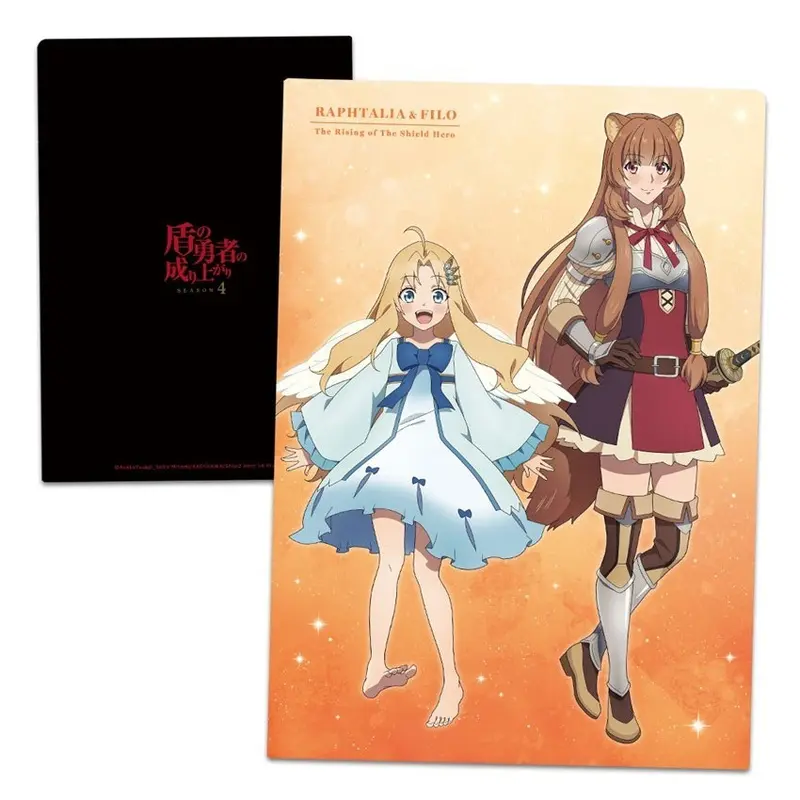 The Rising of the Shield Hero Raphtalia & Filo Clearfile - Season 4 (DIN A4)