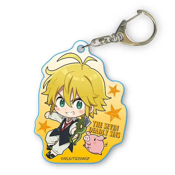 The Seven Deadly Sins Pukasshu Anhänger Meliodas & Hawk
