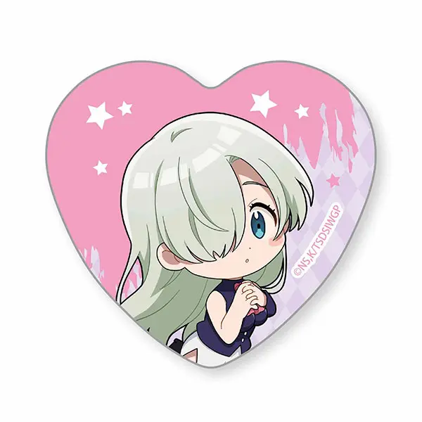The Seven Deadly Sins Pukasshu Button Elizabeth Liones (A)