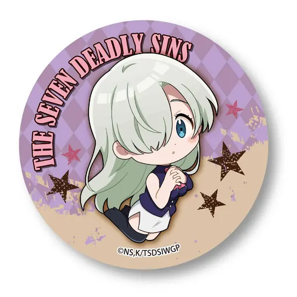 The Seven Deadly Sins Pukasshu Button Elizabeth Liones (B)