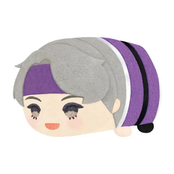 TinyTAN Mochimochi Plüschanhänger Vol. 3 Purple Holidays Version V