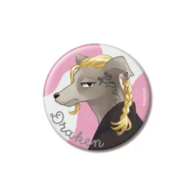 Tokyo Revengers Animal Button Dog Ver. Draken (A)