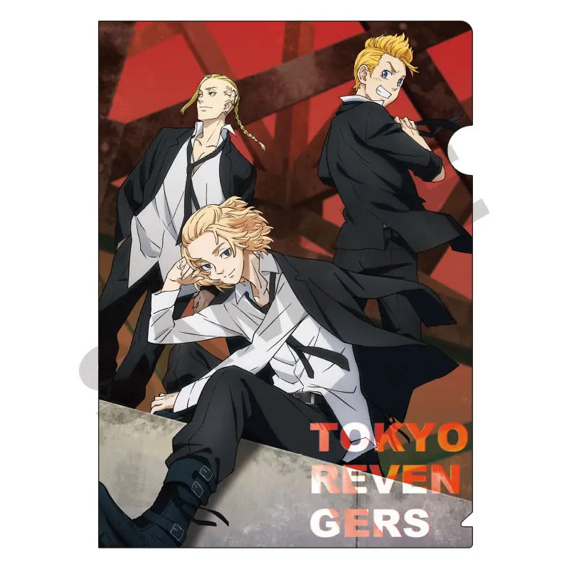 Tokyo Revengers Clearfile Takemichi Hanagaki & Draken & Mikey
