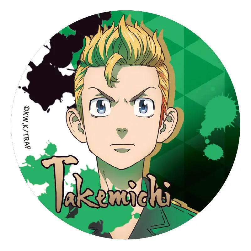 Tokyo Revengers Glitzer Button Takemichi Hanagaki