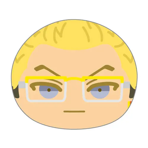 Tokyo Revengers Omanju Niginigi Mascot Knautschball-Anhänger Tetta Kisaki