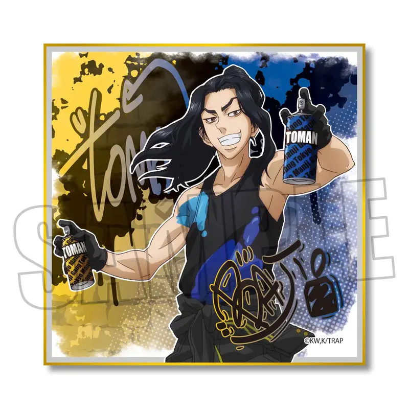 Tokyo Revengers Paint Version Shikishi Keisuke Baji