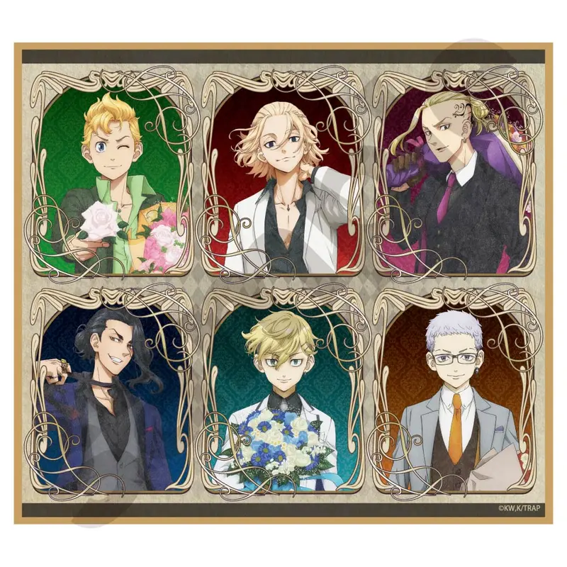Tokyo Revengers Suit Style Art Shikishi Group (A)