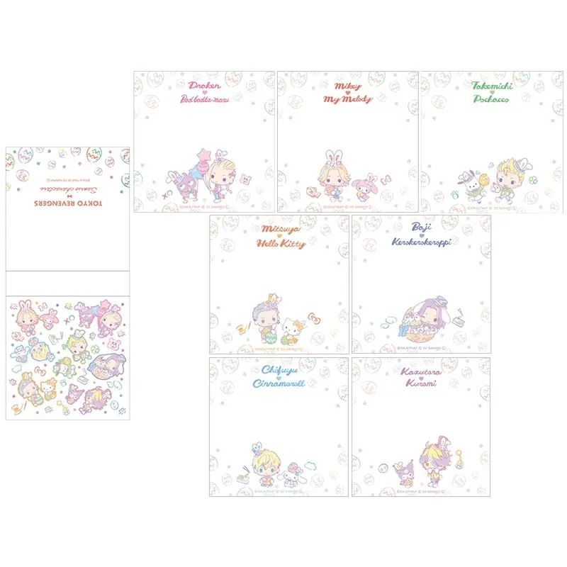 Tokyo Revengers x Sanrio Characters Notizblock Easter Ver.
