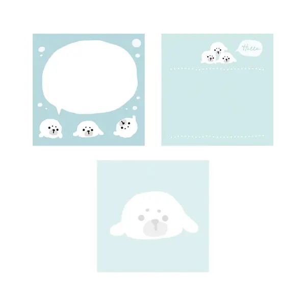 Trio Animals Sticky Notes