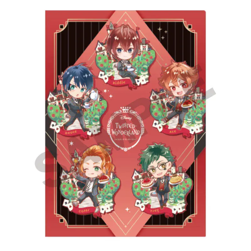 Twisted Wonderland Heartslabyul Clearfile - Chimaniwa Ver. (DIN A4)