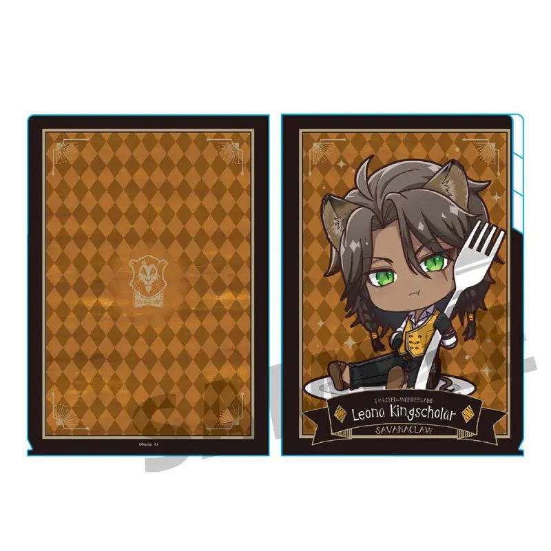 Twisted Wonderland Leona 3-Pocket Clearfile - Gochi Chara Ver. (DIN A4)