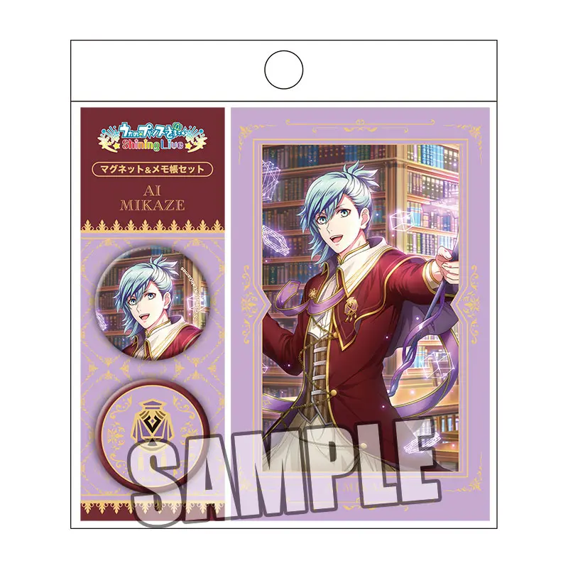 Uta No Princa-Sama Shining Live Magnet & Memo Set Kagayaki Tsumugu Maho No Manabiya Another Shot Ver. Ai Mikaze