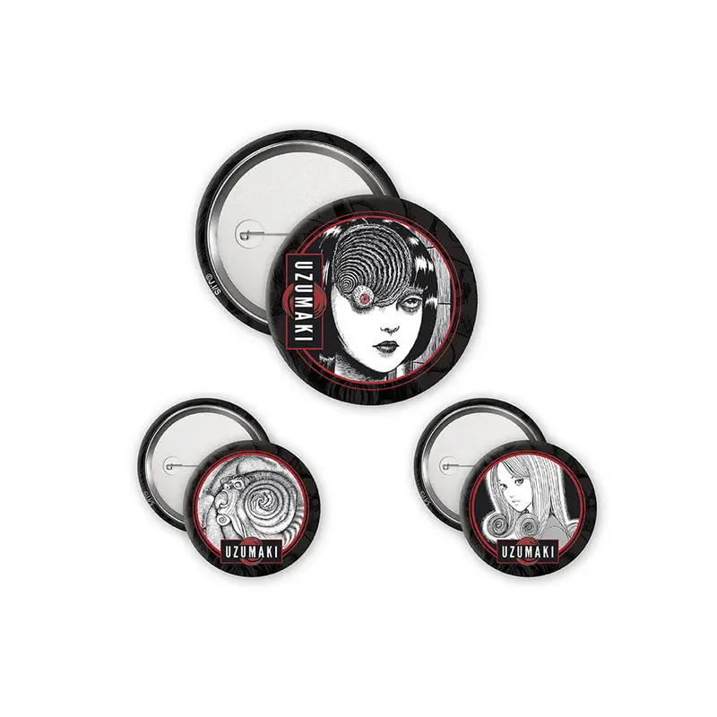 Uzumaki - Junji Ito - Button-Set 3-teilig - 5 cm / 3,2 cm - ABYstyle