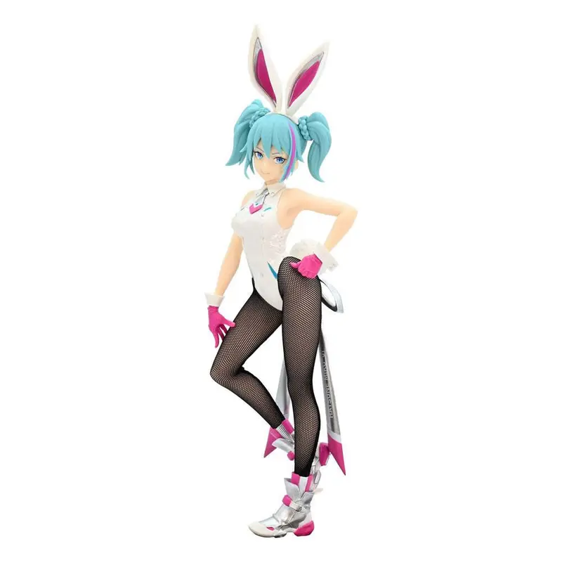 Vocaloid BiCute Bunnies PVC Statue Hatsune Miku Street Pink Color Ver.