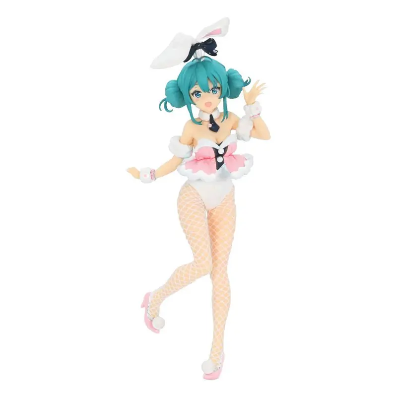 Vocaloid BiCute Bunnies PVC Statue Hatsune Miku White Rabbit Baby Pink Ver.