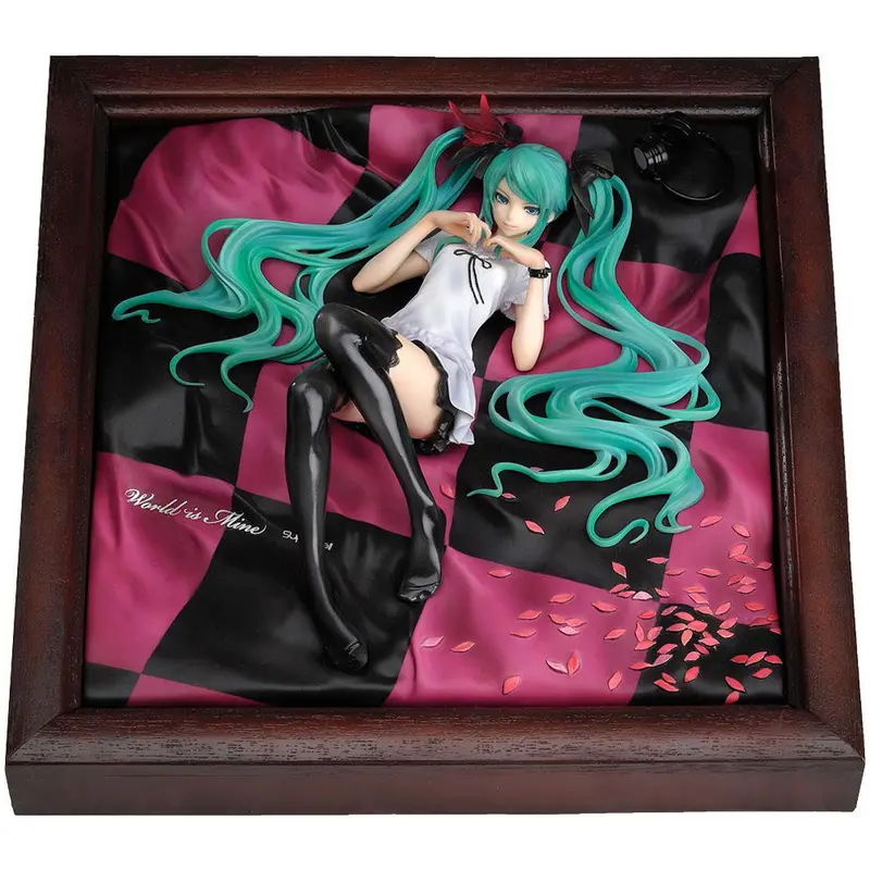 Vocaloid Character Vocal Series PVC Statue 1/8 Hatsune Miku World is Mine Brown Frame