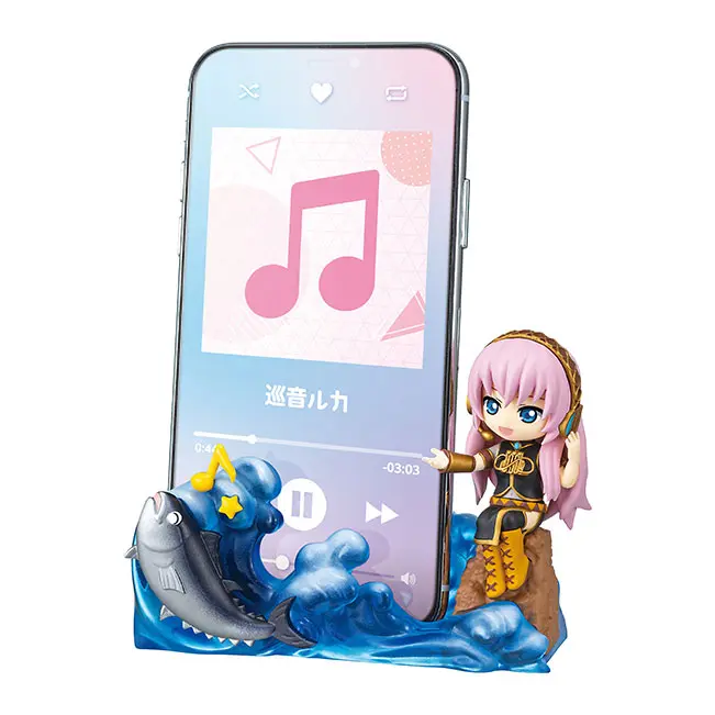 Vocaloid DesQ Party on Desk Re-Ment Figur (4) Luka Megurine