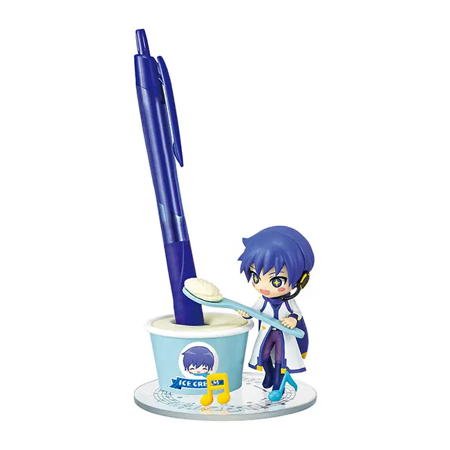 Vocaloid DesQ Party on Desk Re-Ment Figur (6) Kaito
