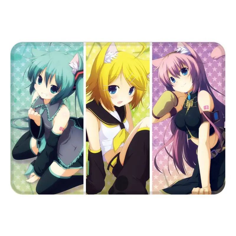 Vocaloid Fußmatte/Teppich Hatsune Miku, Rin Kagamine & Luka Megurine "Neko Cosplay"