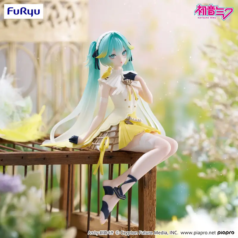 Vocaloid - Hatsune Miku - Canary Bird - Noodle Stopper PVC Figur - 14cm - FuRyu