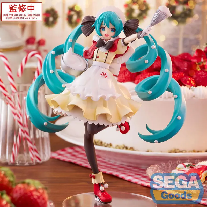 Vocaloid - Hatsune Miku Christmas Figur - 20cm - SEGA Luminasta