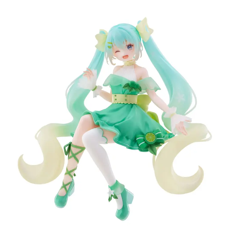 Vocaloid - Hatsune Miku Figur - Lime Ver. - 14cm - FuRyu Noodle Stopper