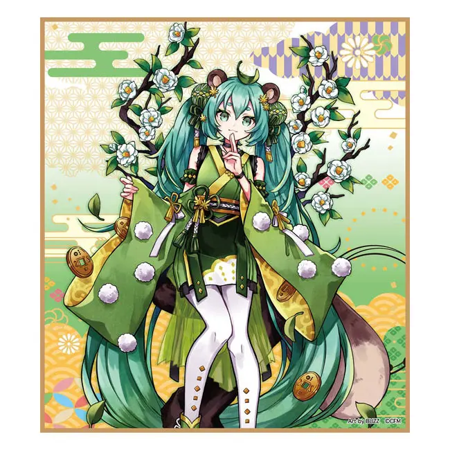 Vocaloid Hatsune Miku Hyakki Yako Shikishi (A)