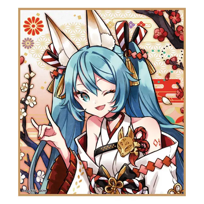 Vocaloid Hatsune Miku Hyakki Yako Shikishi (B)