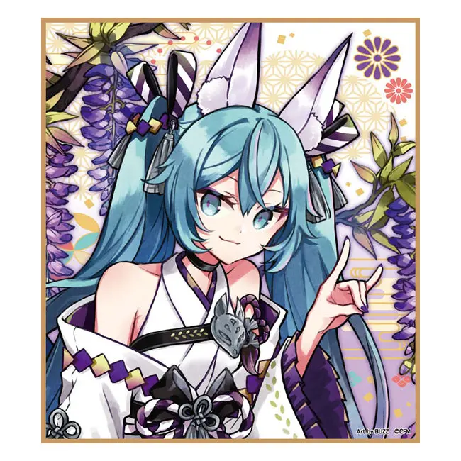 Vocaloid Hatsune Miku Hyakki Yako Shikishi (C)