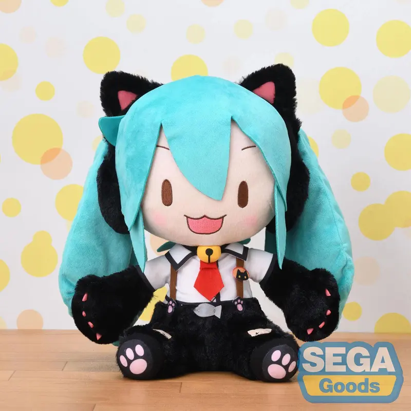 Vocaloid - Hatsune Miku (Kitty Cat Ver.) - Fuwa Petit Plüschfigur LL - 30 cm - SEGA