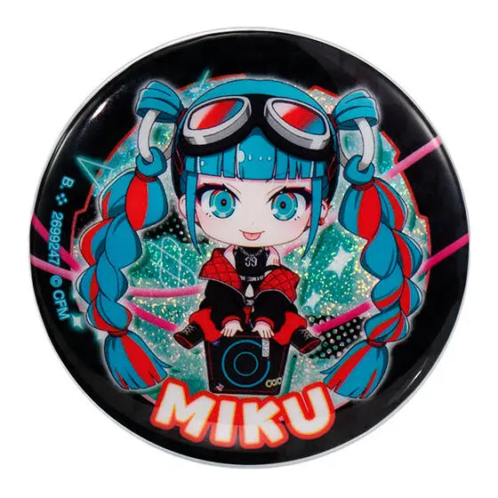 Vocaloid Hatsune Miku Magical Mirai 2023 Gashapon Kuji Glitzer Button